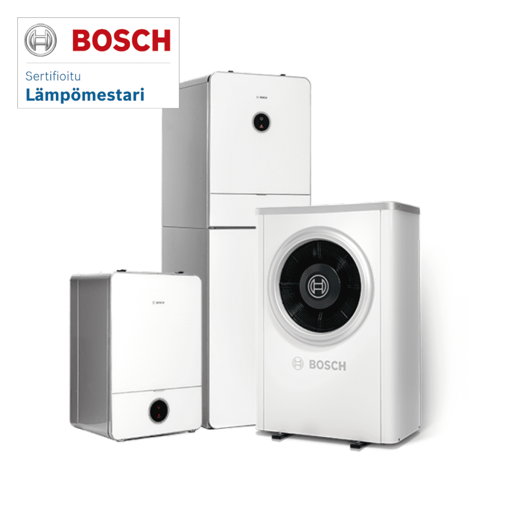 Bosch lämpöpumput - Huippulaatua ja kestävyyttä - Tutustu valikoimaamme